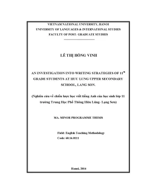 Chiến lược viết của học sinh THPT: Nghiên cứu thực tế