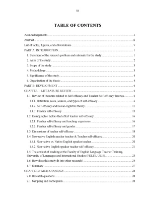 Luận văn thạc sĩ self efficacy of native and non native english speaker teachers