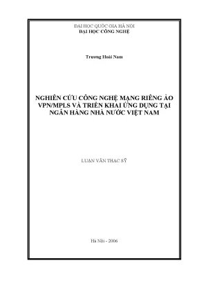 VPN MPLS trong Ngân Hàng: Nghiên cứu & Ứng dụng