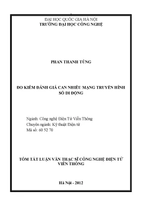 Đo kiểm can nhiễu mạng truyền hình số di động