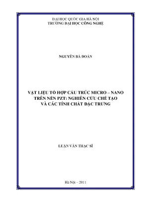Vật liệu tổ hợp Micro-Nano PZT: Chế tạo & Tính chất