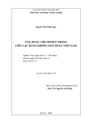 VHF Offset: Giải pháp liên lạc hàng không Việt Nam