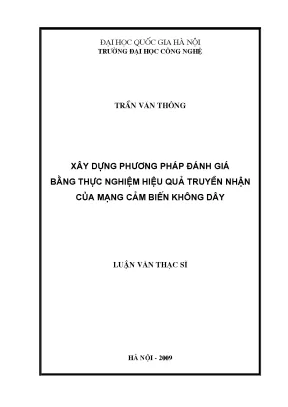 Đánh giá hiệu quả truyền nhận mạng cảm biến không dây