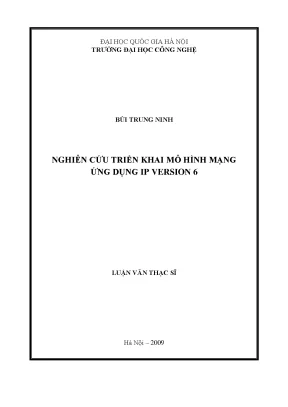 IPv6: Nghiên cứu triển khai mô hình mạng