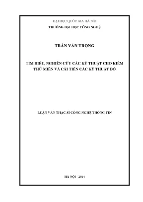 Kiểm Thử Miền: Nghiên Cứu và Cải Tiến Kỹ Thuật