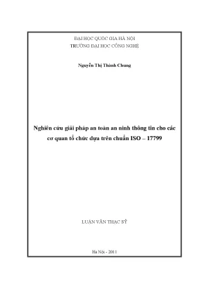 Luận văn An Ninh Thông Tin ISO 17799