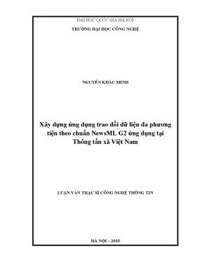 Ứng dụng NewsML G2 cho trao đổi dữ liệu đa phương tiện