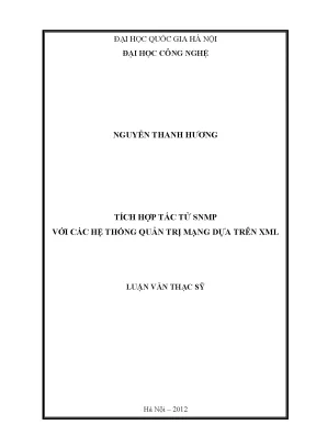 Tích Hợp SNMP vào Hệ Quản Trị Mạng XML