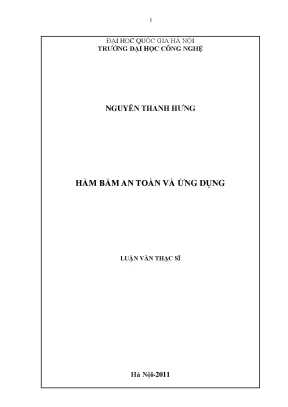 Hàm Băm An Toàn: Ứng Dụng & Bảo Mật Giao Dịch