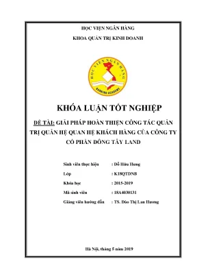 Giải pháp CRM cho Đông Tây Land