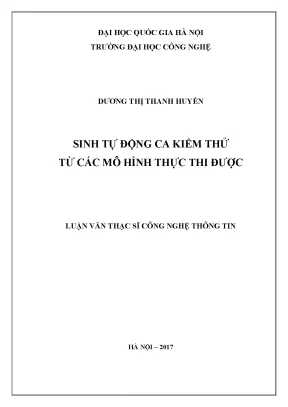 Tự động sinh ca kiểm thử từ mô hình BPMN