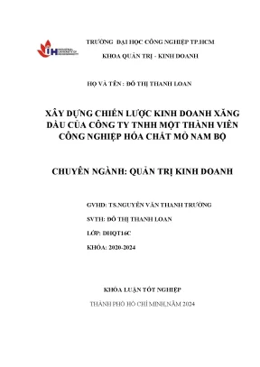 Chiến lược kinh doanh xăng dầu: MICCO