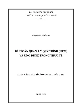BPM: Quản lý quy trình và ứng dụng thực tế