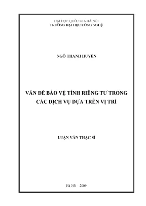 Bảo Vệ Riêng Tư trong Dịch Vụ Vị Trí (LBS)