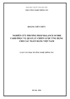 BSC trong quản lý chiến lược ngân hàng Việt Nam