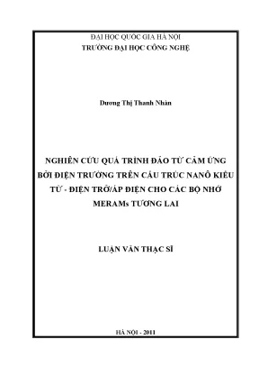 Nghiên cứu đảo từ bằng điện trường cho bộ nhớ MERAM
