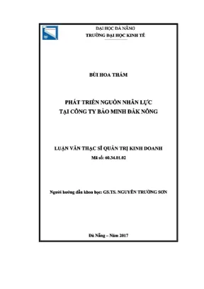 Phát triển Nguồn Nhân Lực Bảo Minh Đắk Nông