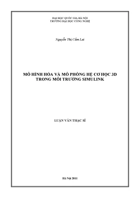 Mô Phỏng Hệ Cơ 3D với Simulink: Luận Văn Thạc Sĩ