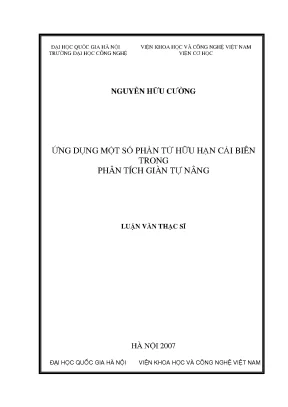 Phân tích giàn tự nâng: Ứng dụng phần tử hữu hạn