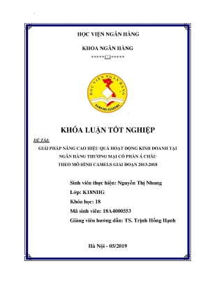 Giải pháp nâng cao hiệu quả kinh doanh ACB