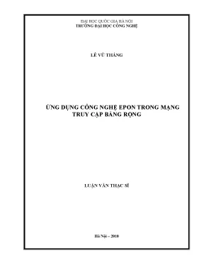 EPON: Ứng dụng trong Mạng Truy Cập Băng Rộng