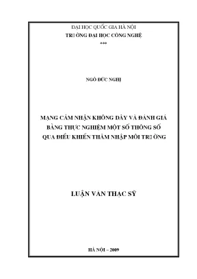 Mạng Cảm Biến Không Dây: Đánh Giá Thực Nghiệm