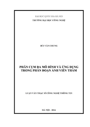 Phân Cụm Đa Mô Hình & Ứng Dụng Ảnh Viễn Thám