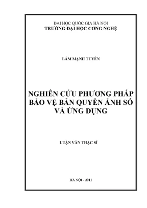 Bảo Vệ Bản Quyền Ảnh Số: Nghiên Cứu & Ứng Dụng