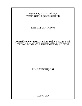 Điện thoại thẻ 1719 trên nền mạng NGN: Nghiên cứu triển khai