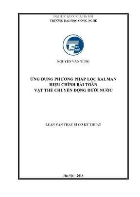 Lọc Kalman hiệu chỉnh: Bài toán vật thể dưới nước