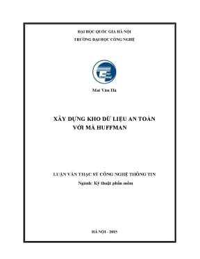 Kho dữ liệu an toàn: Mã hóa Huffman