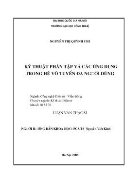 Kỹ thuật phân tập trong hệ vô tuyến đa người dùng