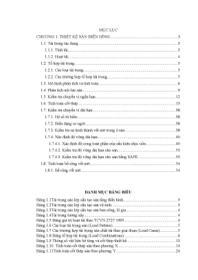 Thiết kế sàn điển hình