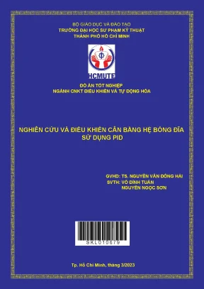 Đồ án điều khiển cân bằng hệ bóng đĩa bằng PID