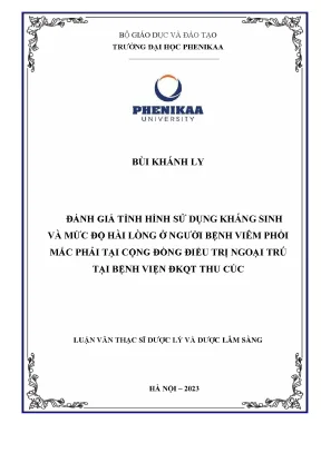 Tình hình sử dụng kháng sinh và mức độ