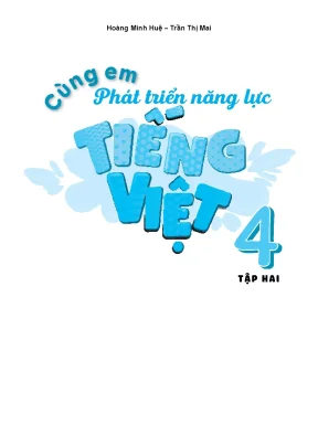 Giải Cùng em PTNL Tiếng Việt 4 Tập 2 (Tuần 18)