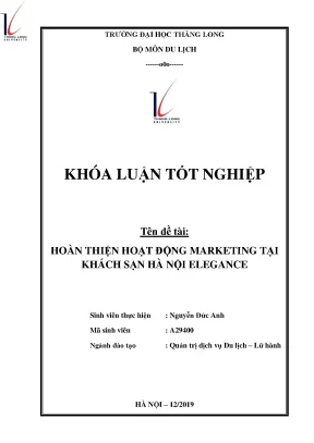 Hoàn thiện hoạt động marketing tại