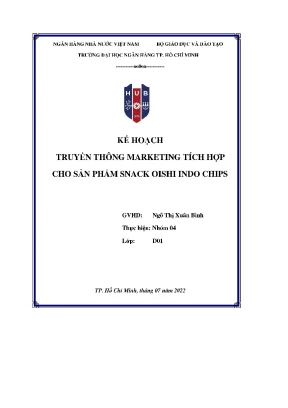 Kế hoạch truyền thông marketing tích