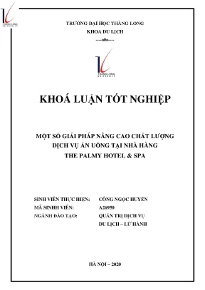 Giải pháp nâng cao chất lượng dịch vụ