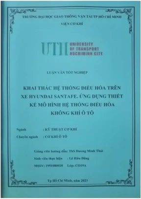 Khai thác hệ thống điều hòa trên xe