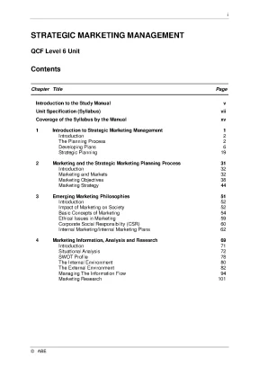 Ebook strategic marketing management part 1