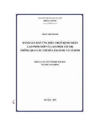 đáp ứng điều trị ở bệnh nhân lao phổi