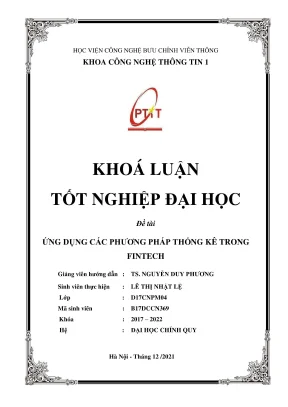 Thống kê trong Fintech: Các phương pháp và ứng dụng