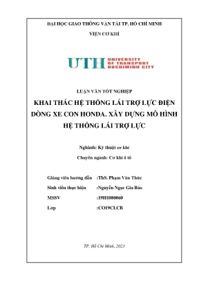 Hệ thống lái trợ lực điện (EPS) xe Honda: Cấu tạo & Sửa chữa