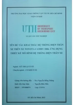Khai thác hệ thống điện thân xe
