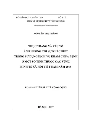 Thực trạng và yếu tố ảnh hưởng tới sự