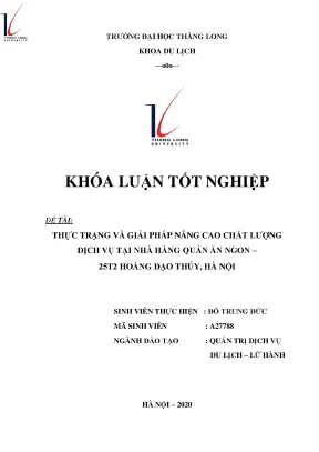 Thực trạng và giải pháp nâng cao chất