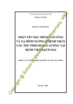 Nhận xét đặc điểm lâm sàng và xạ hình