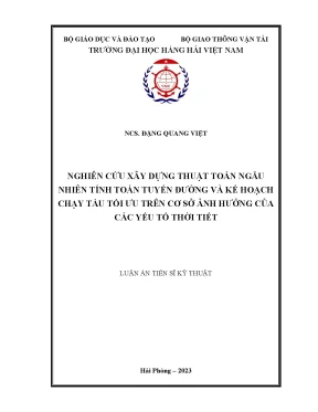 Thuật toán tối ưu tuyến đường tàu biển theo thời tiết
