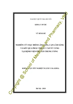 đặc điểm lâm sàng cận lâm sàng và kết